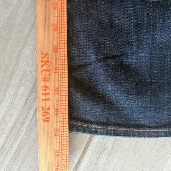 Gap Jeans Women's Size 12 Long Blue Curvy Low Rise Dark Wash Bootcut Y2K Casual - Picture 11 of 12